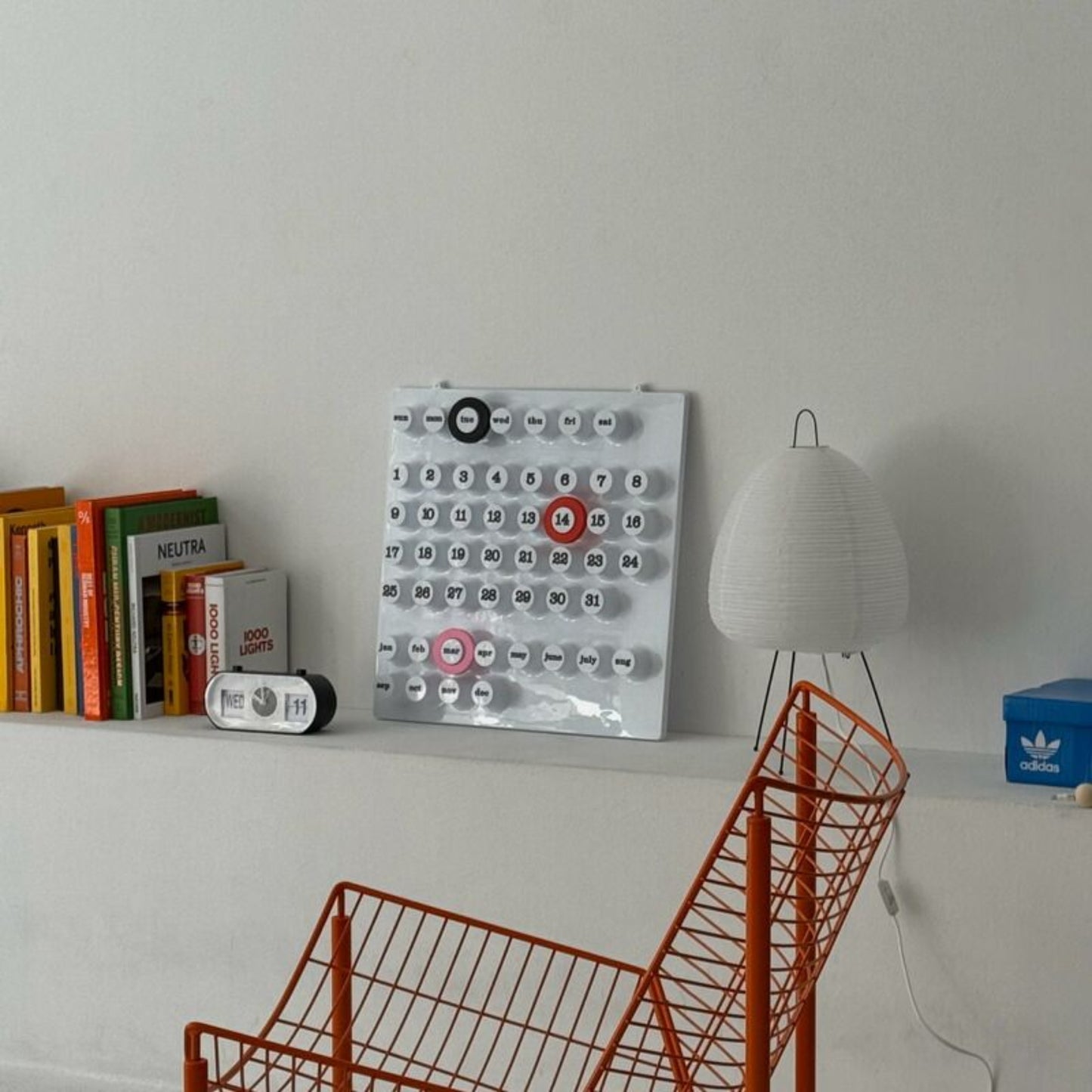 Calendrier Perpétuel Ring a Date - Blanc