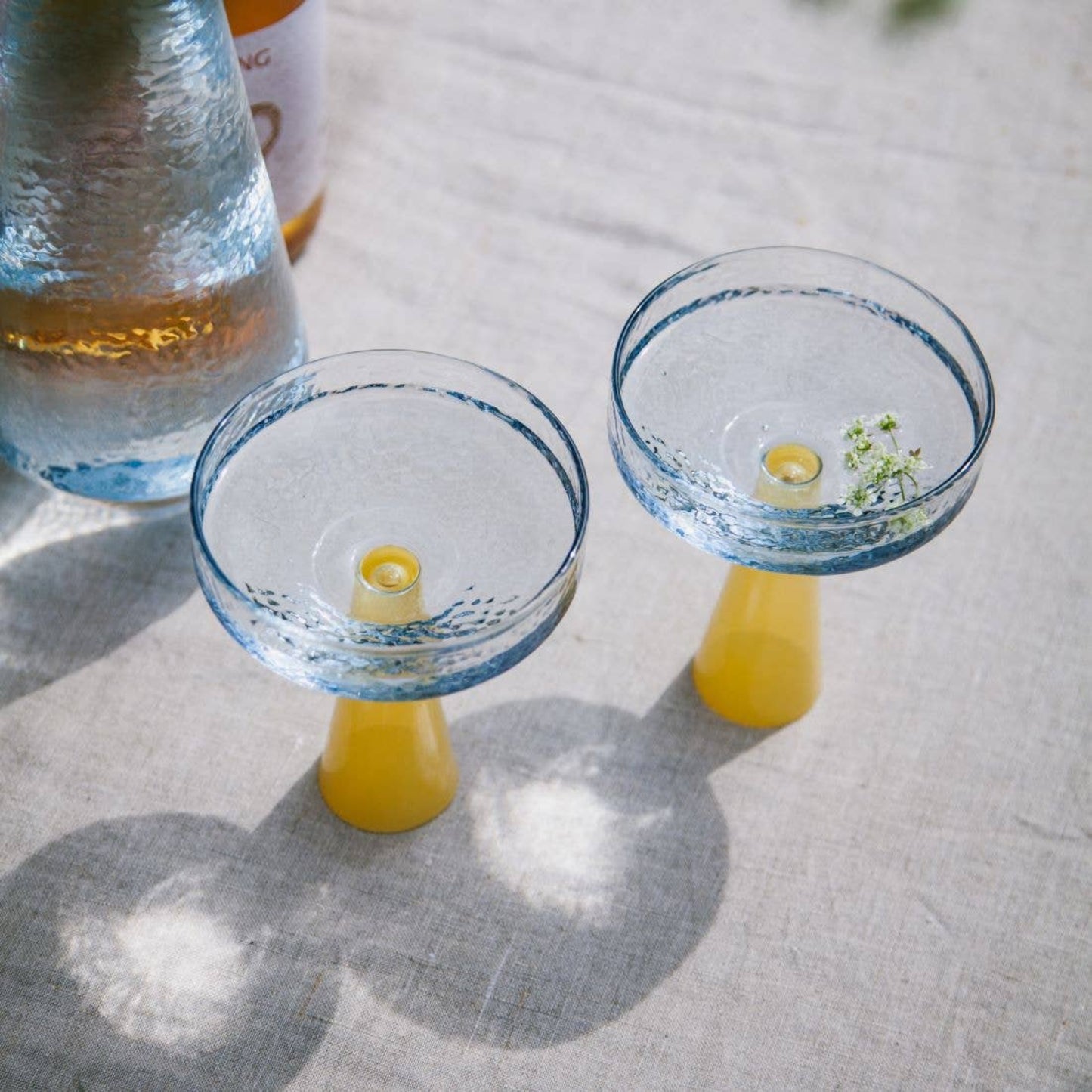 Coupe à Champagne - lot de 2 - Jaune