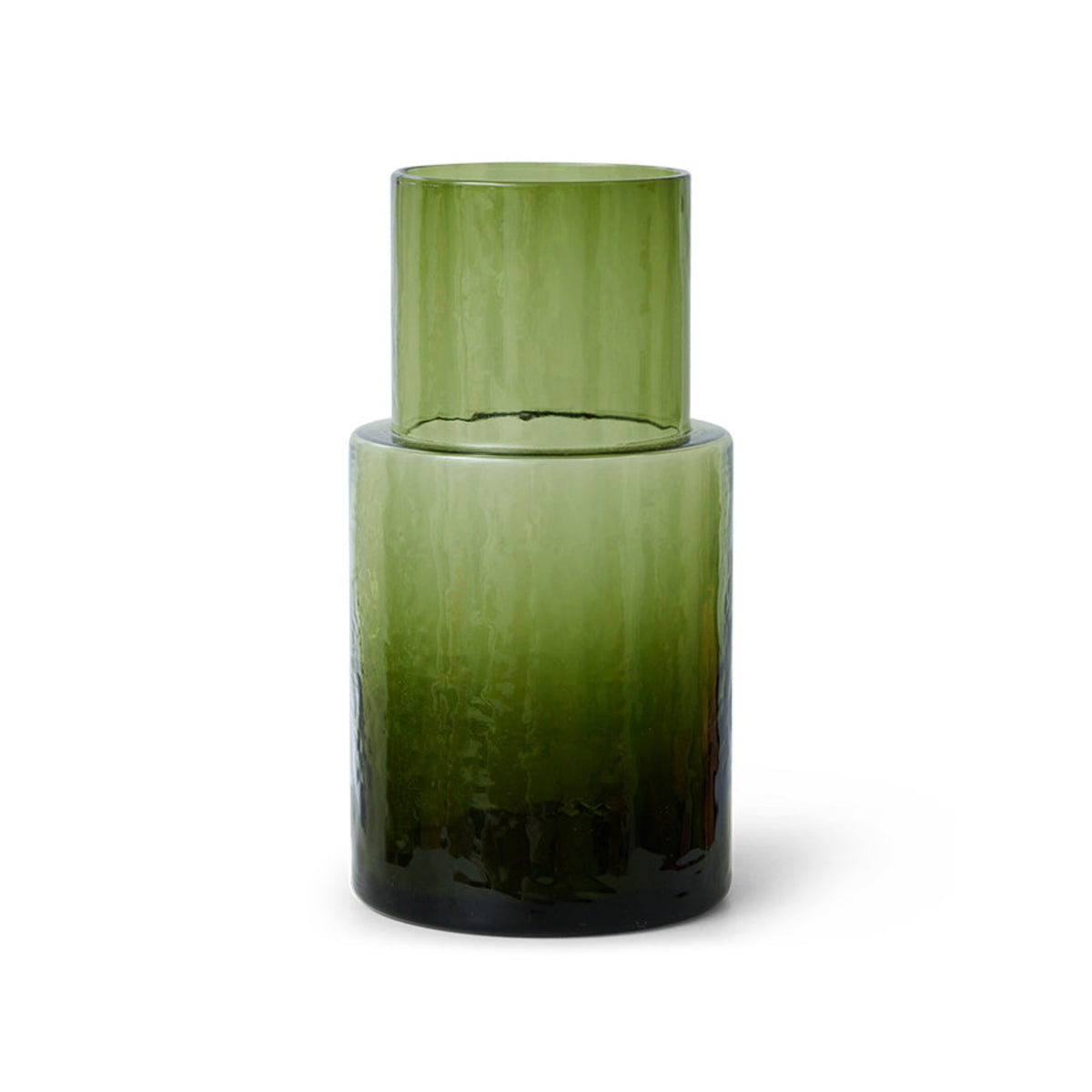 Service de nuit, carafe et verre - vert olive